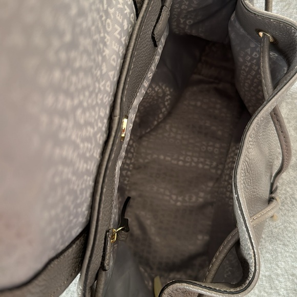 Kate Spade leather backpack in gray - Picture 3 of 4